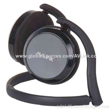 2.4GHz Digital Wireless Stereo Headphones for PC, USB Connector and Portable Design